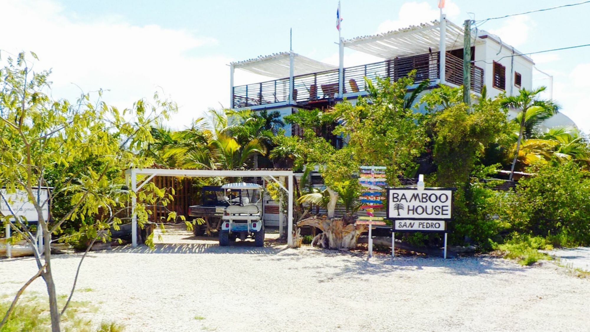 サン・ペドロ Bamboo House Belizeヴィラ エクステリア 写真